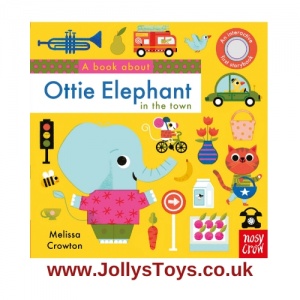 Ottie Elephant in the Town Felt Flap Book